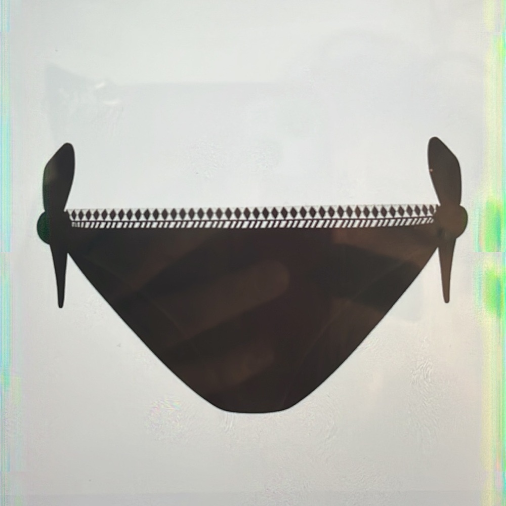 Lemlem by Liya Kebede Lena Bikini Side Tie Bottom Brown Size S - Picture 10 of 11